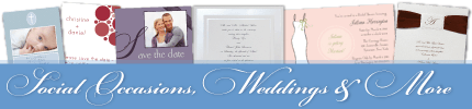 View Our Wedding and Social Invitations